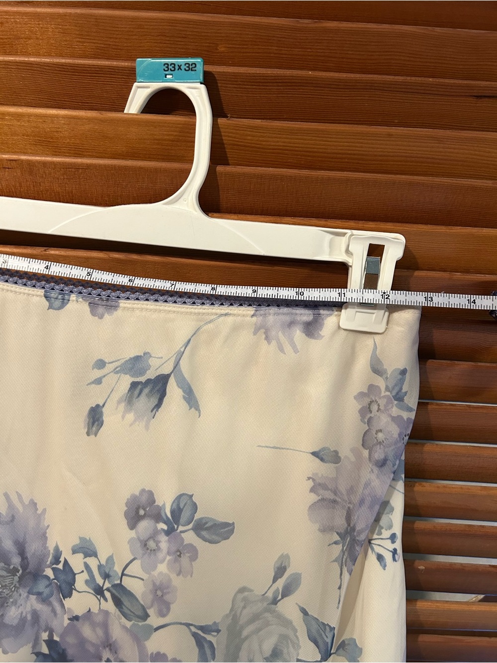 Vintage Connected purple and cream slip skirt S - Picture 4 of 5